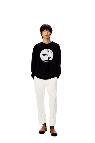 Loewe Fish sweater in wool outlook