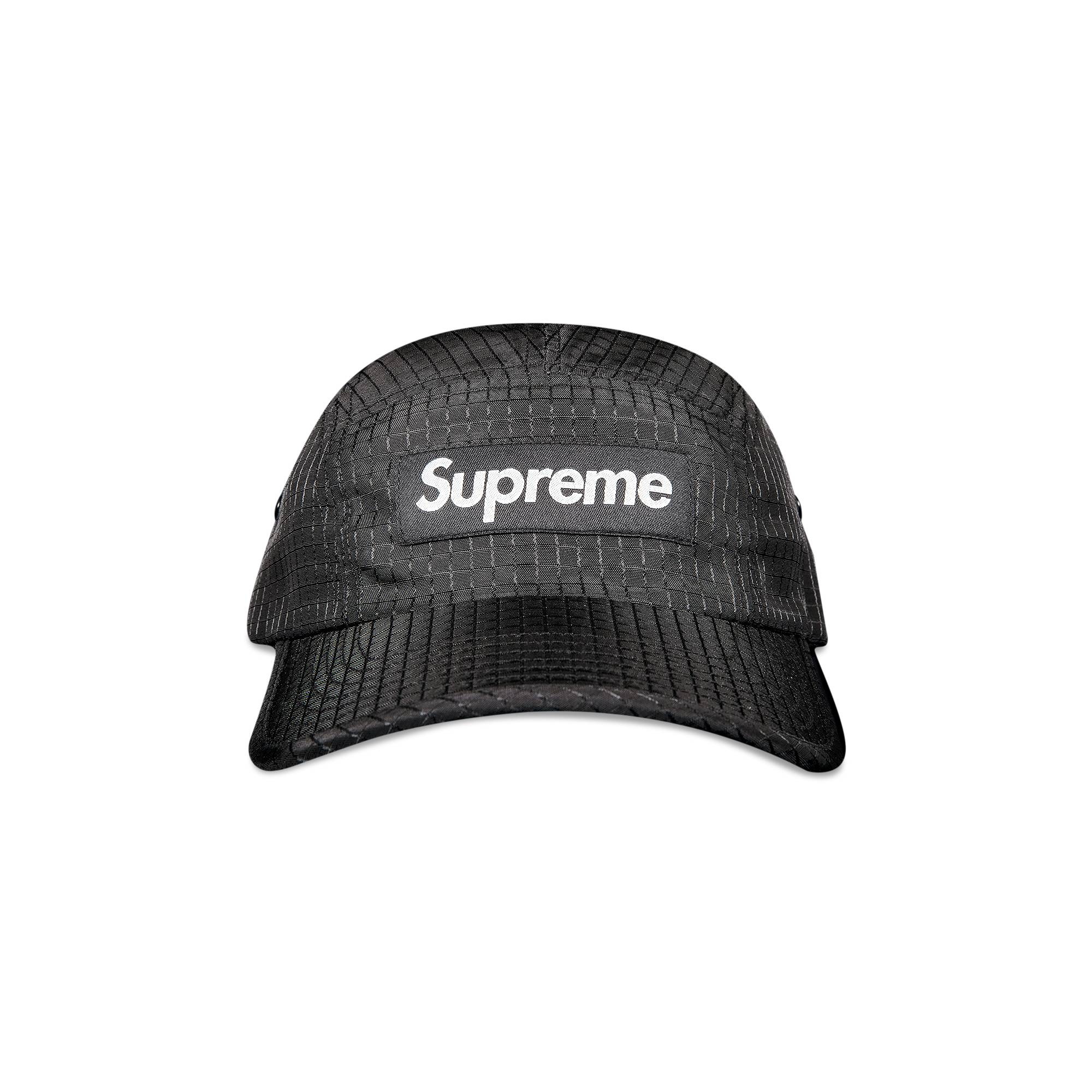 Supreme Camo Ripstop Camp Cap 'Black' - 1