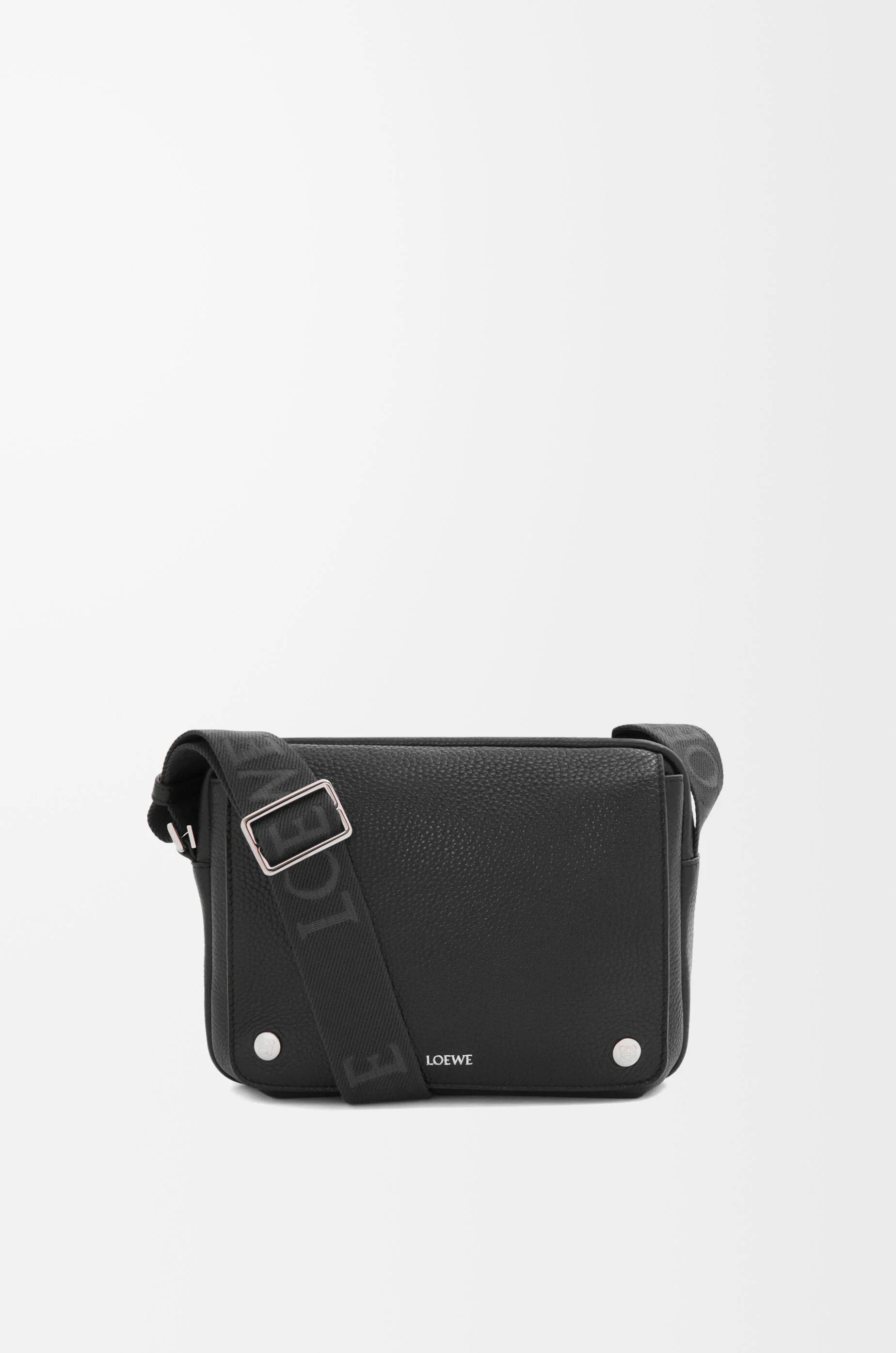 Medium Pebble messenger bag in supple grained calfskin - 1