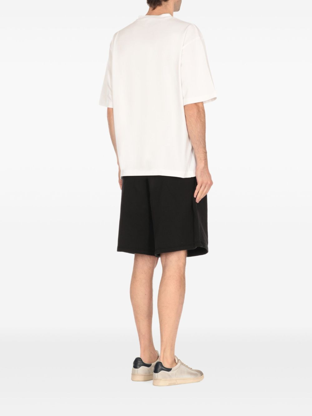 logo-print cotton T-shirt - 4