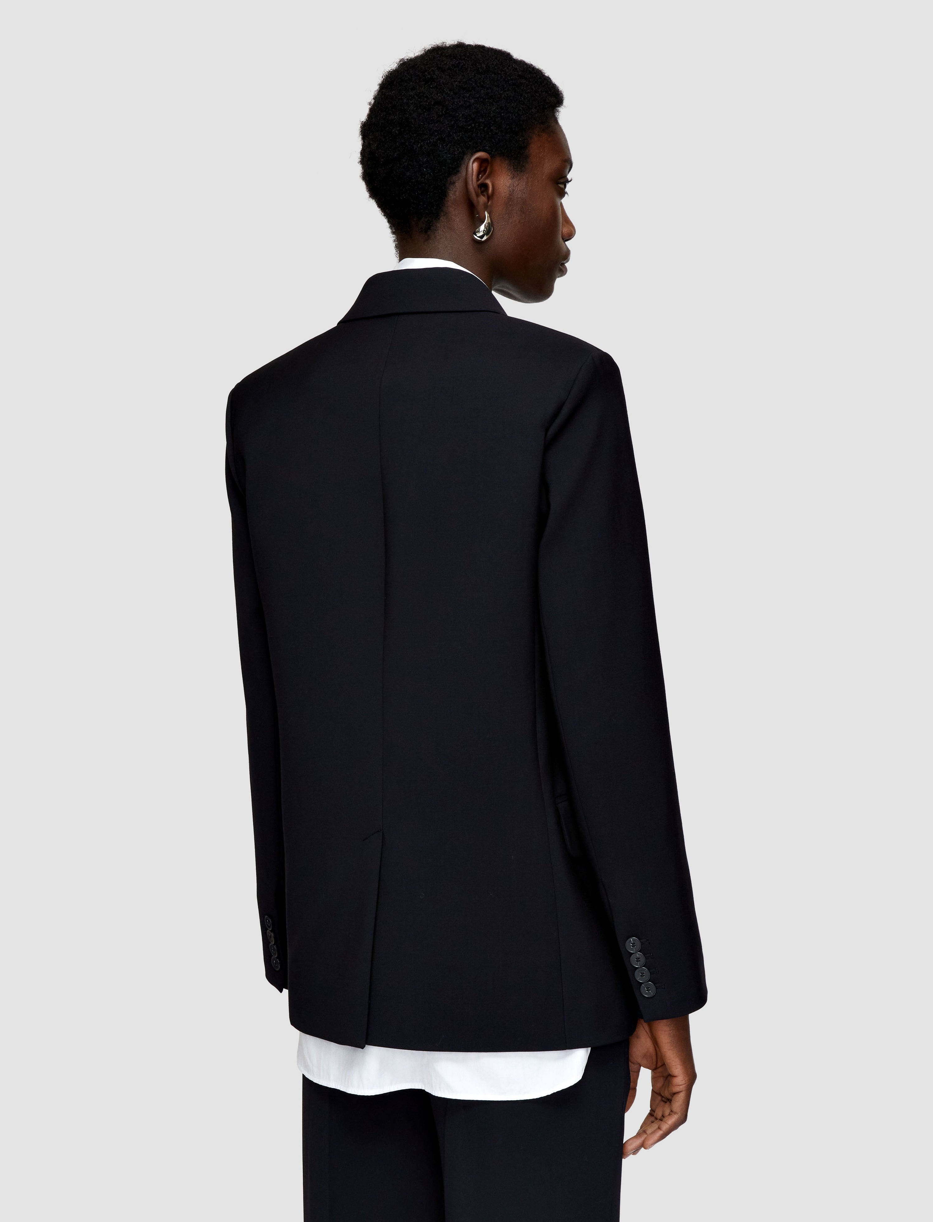 Tailoring Wool Stretch Jaden Jacket - 4