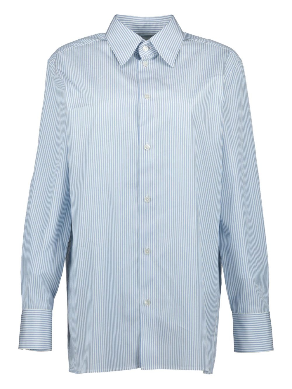 striped cotton shirt - 1
