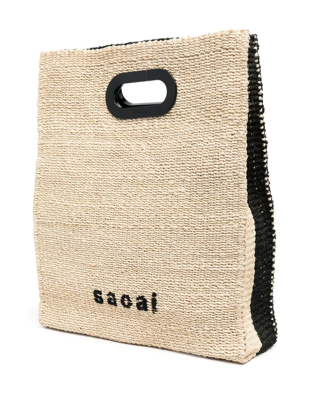 embroidered-logo tote bag - 3
