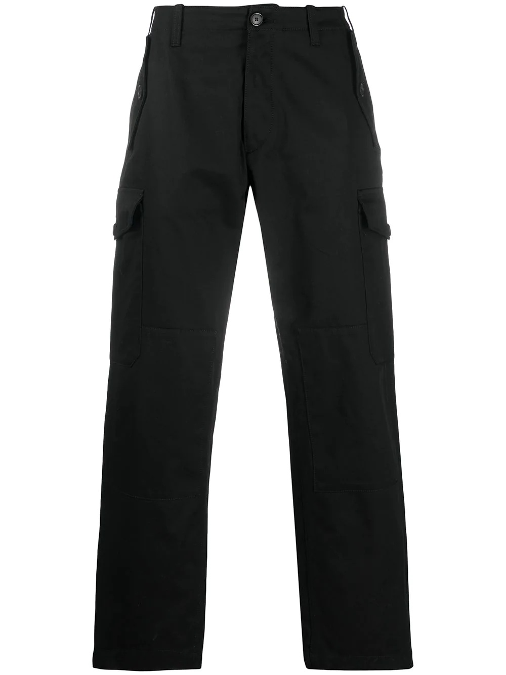 straight-leg cargo trousers - 1