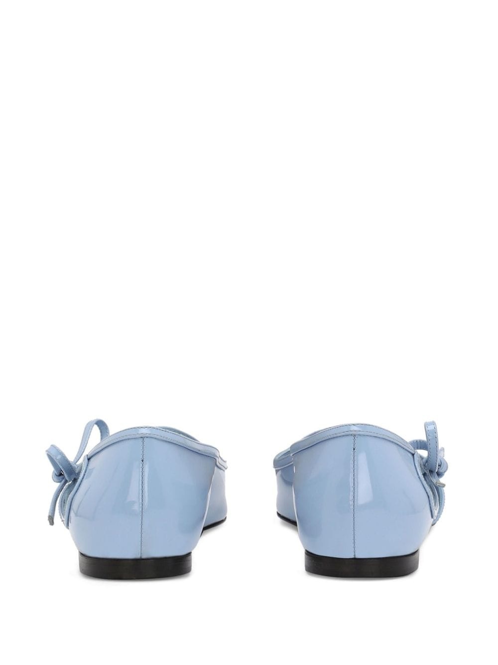 leather ballerina shoes - 3