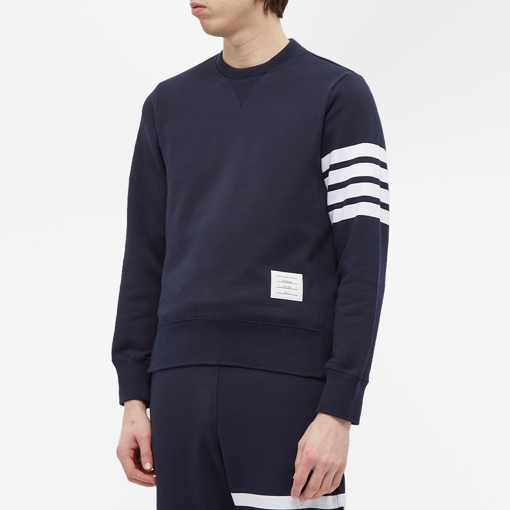 Thom Browne Engineered Stripe Crew Sweat - 4