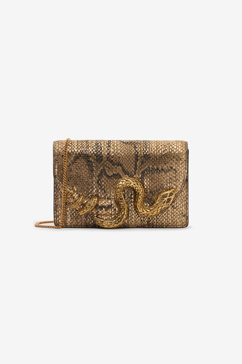 Bag with Golden Python and Snake Motif 1