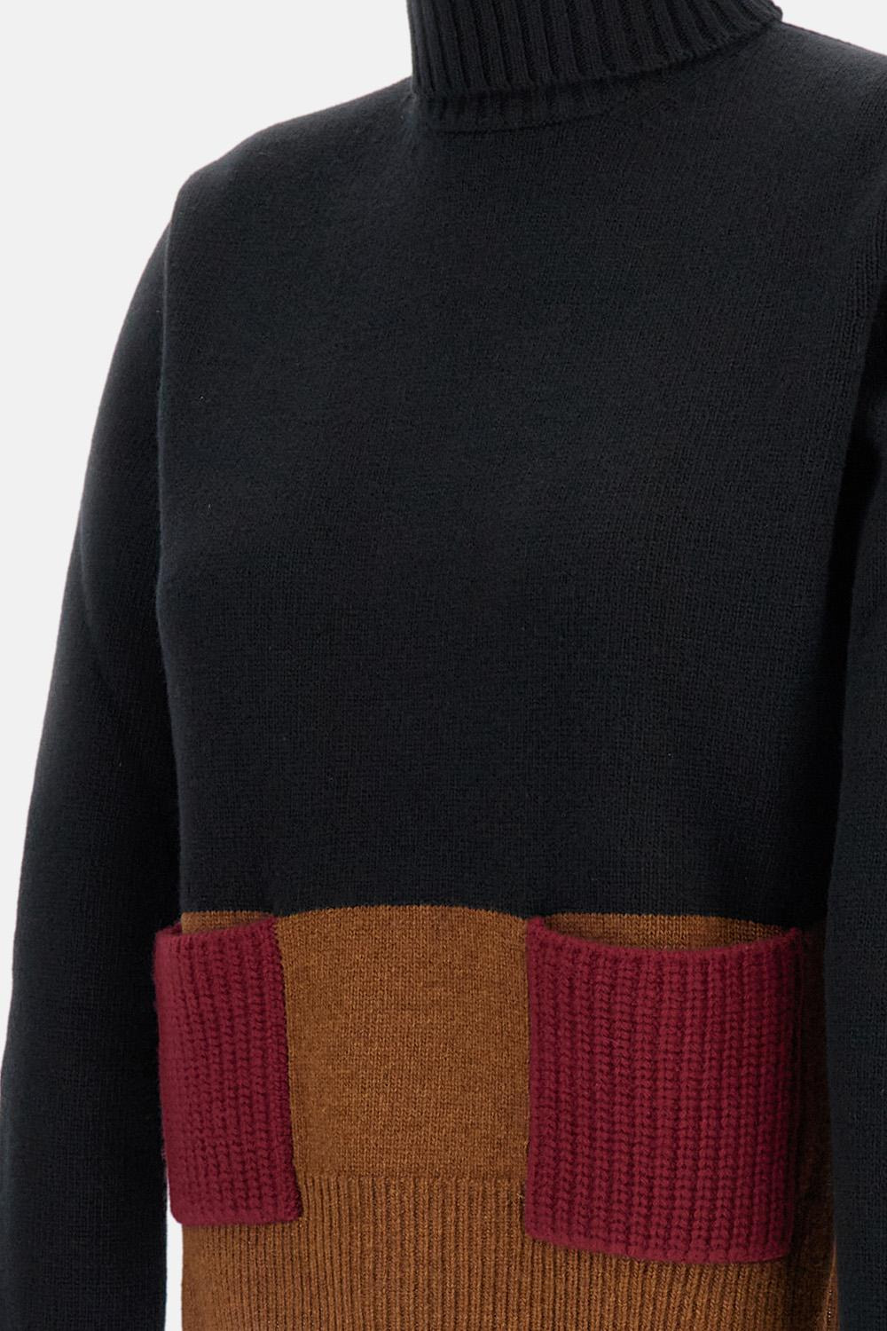 HIGH NECK SWEATER - 3