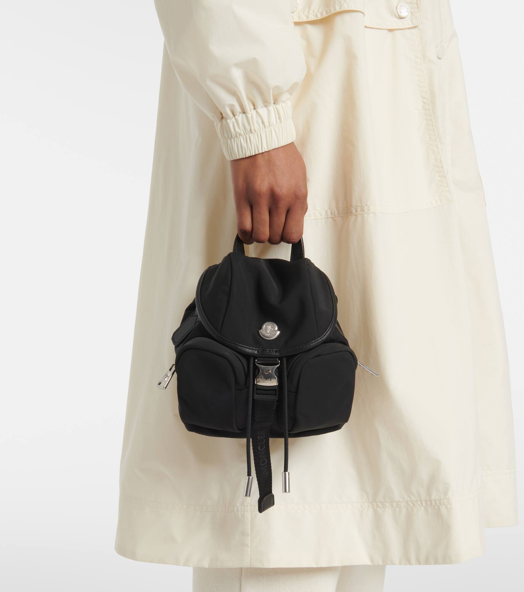 Trick Mini leather-trimmed crossbody bag - 6