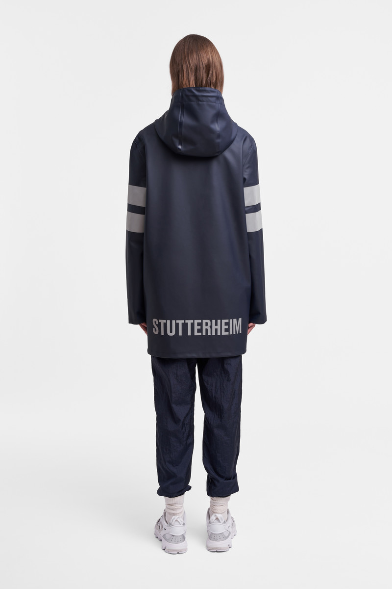 Stockholm Bike Raincoat Navy 4