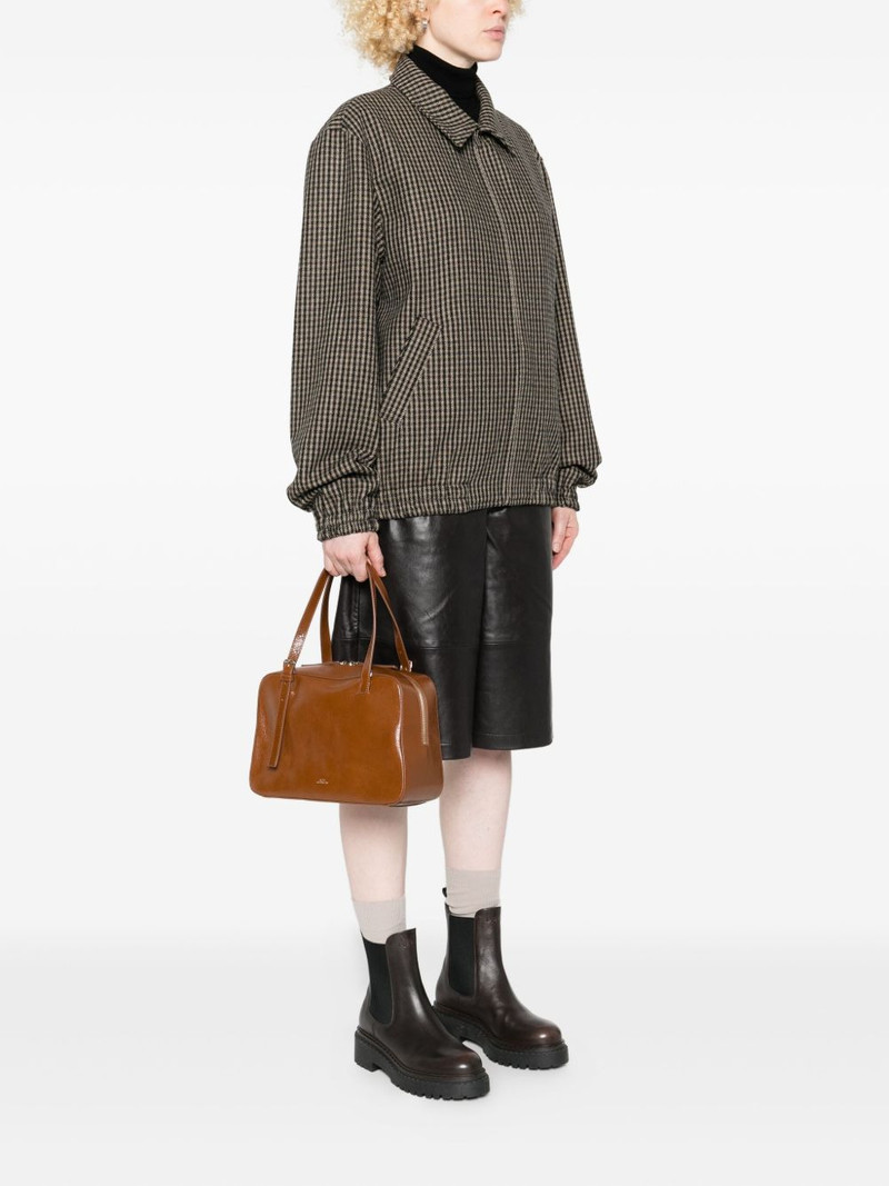 A.P.C. buckle-fastening leather shoulder bag outlook