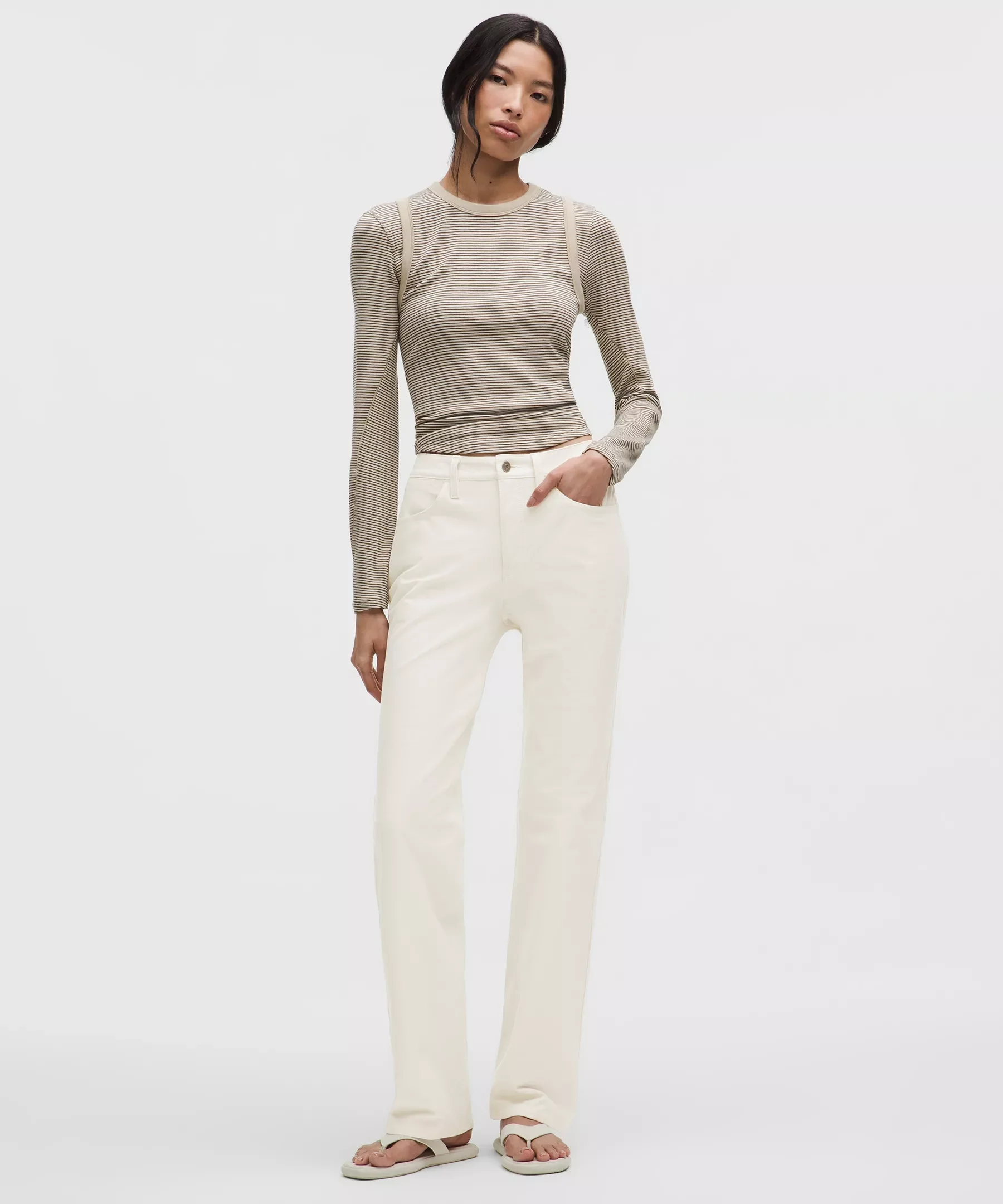EasyFive Mid-Rise Relaxed-Straight Pant *Tall - 1