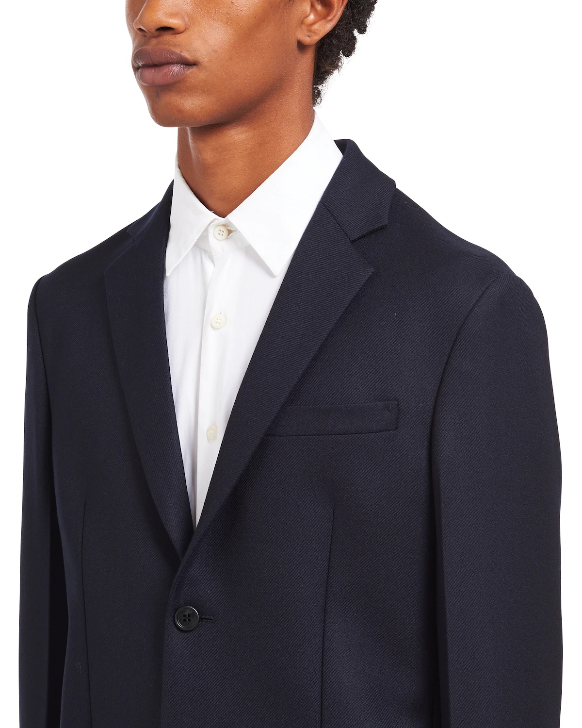 Single-breasted wool jacket - 5