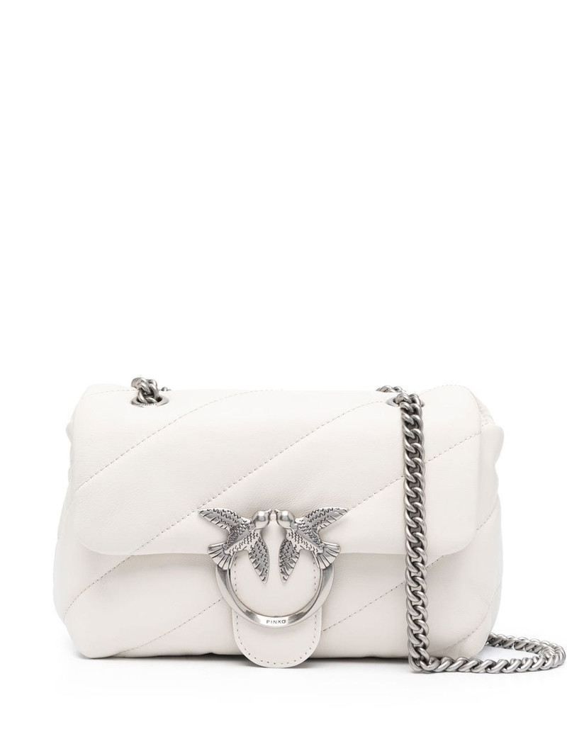 quilted sheepskin shoulder bag 1
