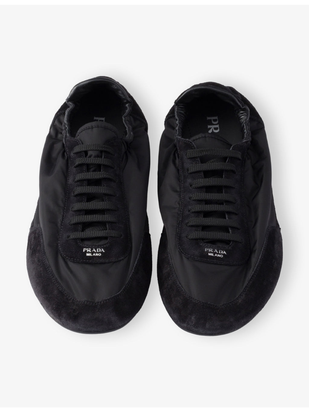 Collapse Re-Nylon and Suede Low-Top Trainers - 2