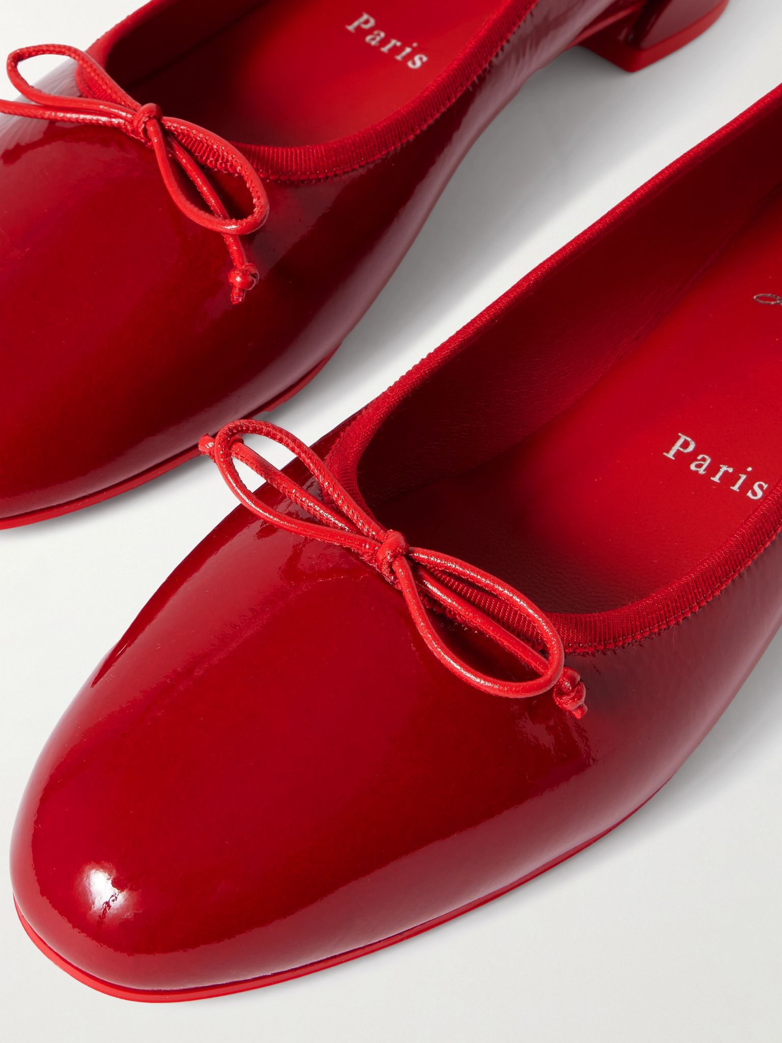 Sweetie Jane patent-leather flats Red - 4