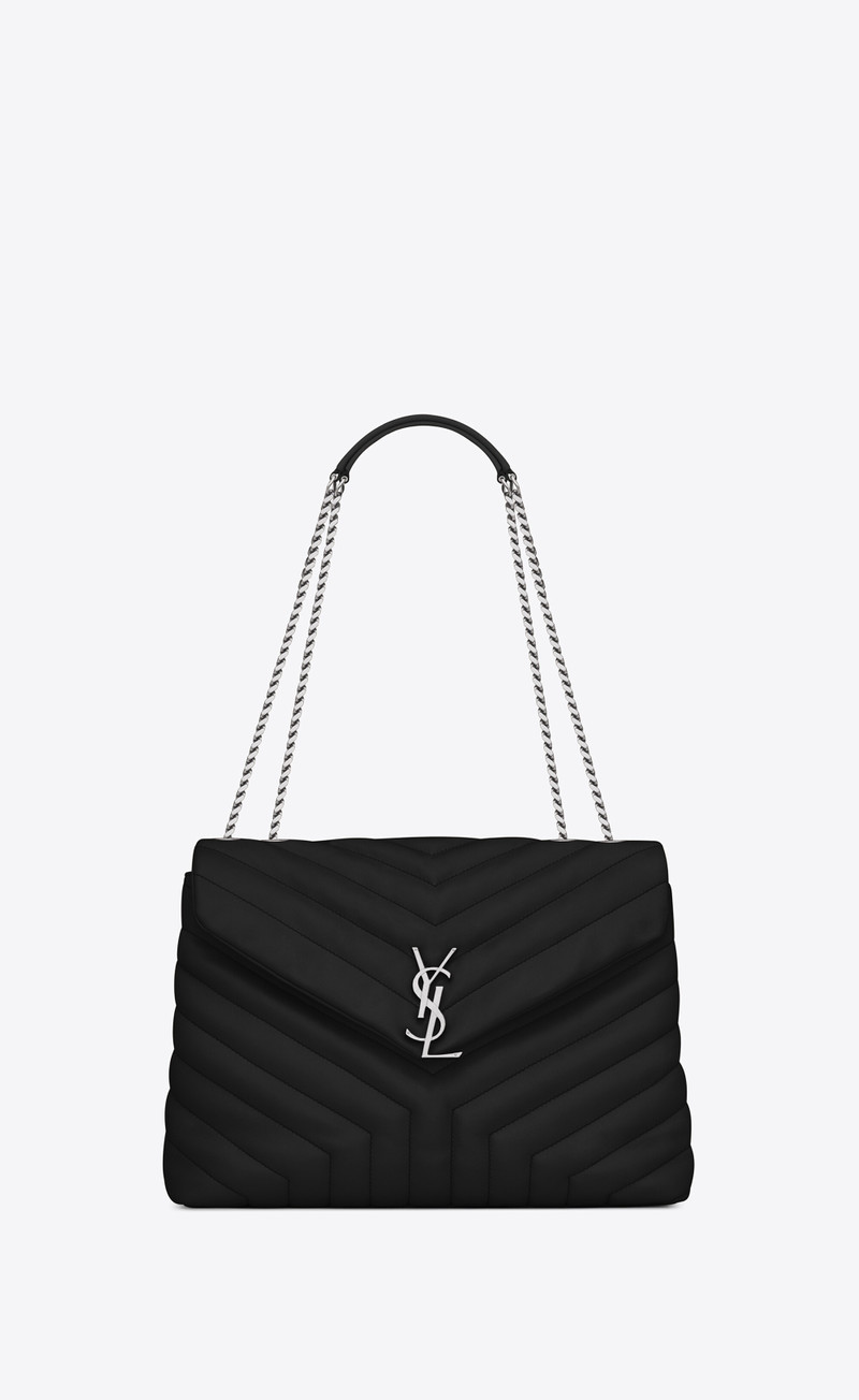 loulou medium chain bag in matelassé "y" leather - 1