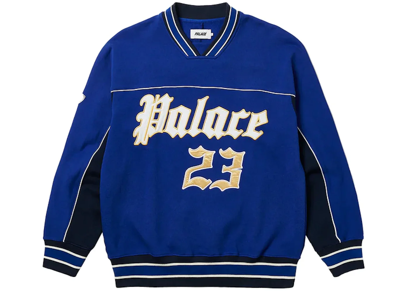 Palace Believe Crew Navy - 1