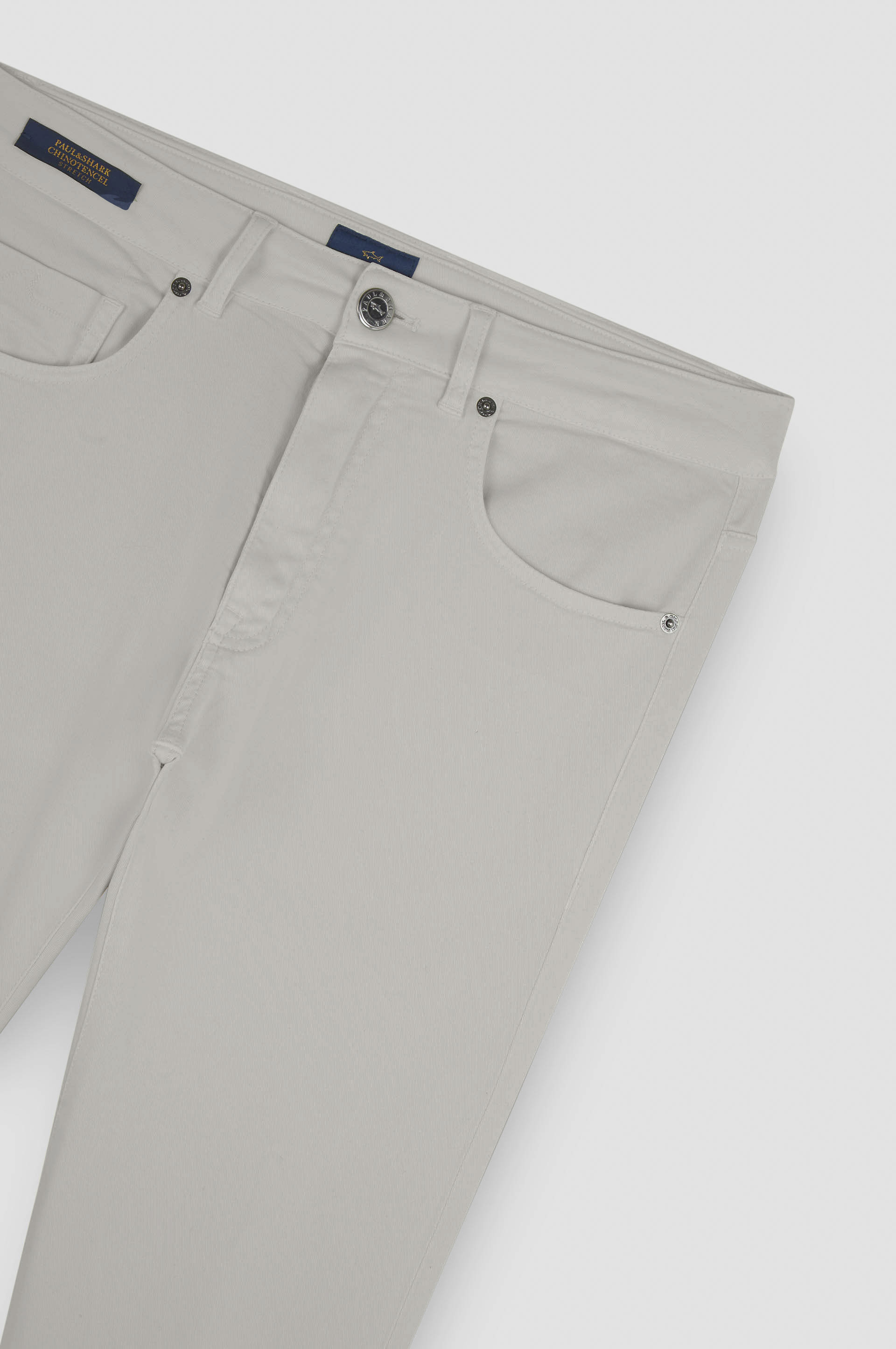 STRETCH COTTON 5 POCKETS TROUSERS - 5