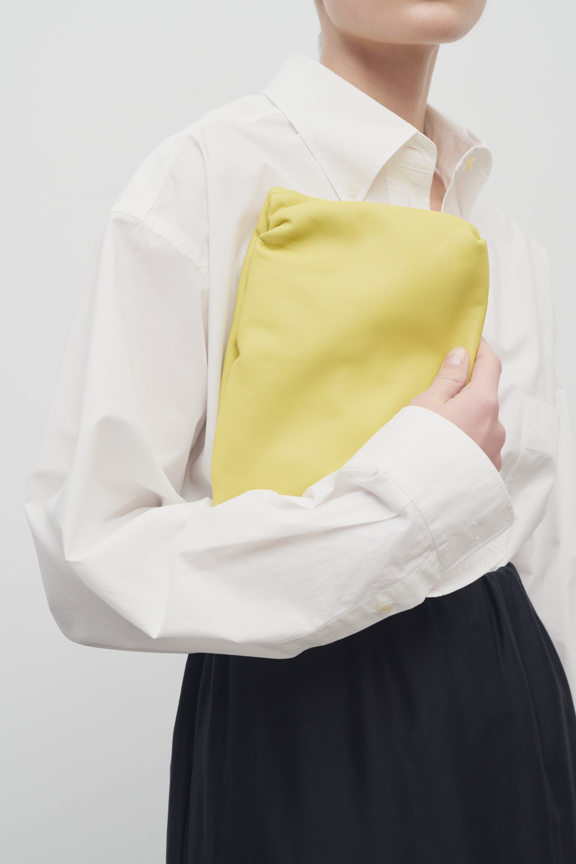 Bourse Clutch Bag in Leather - 4