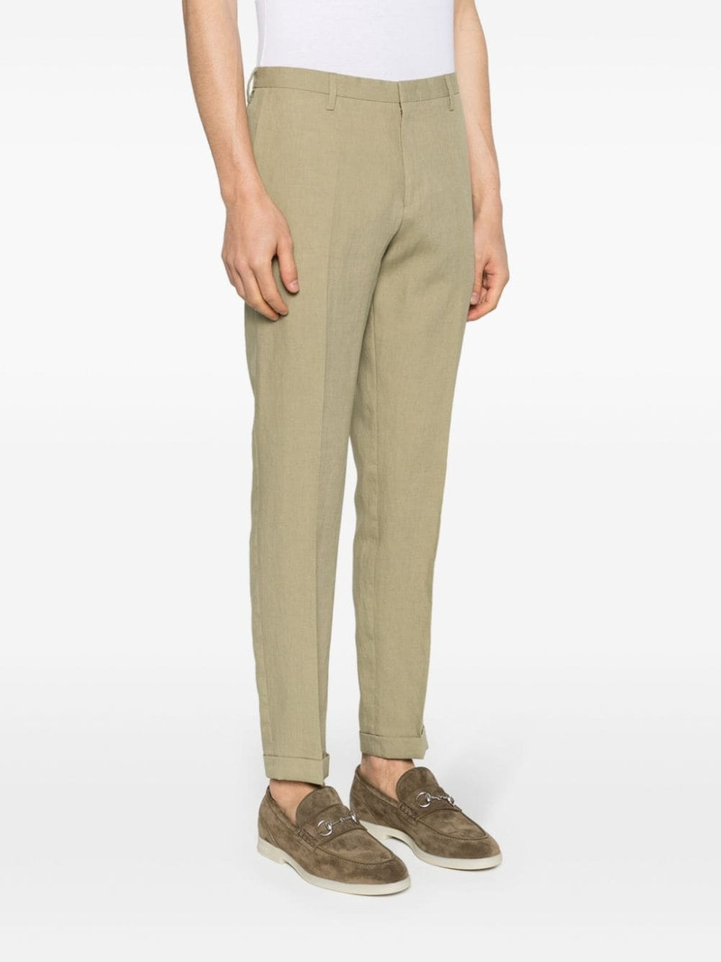 linen tapered trousers 3