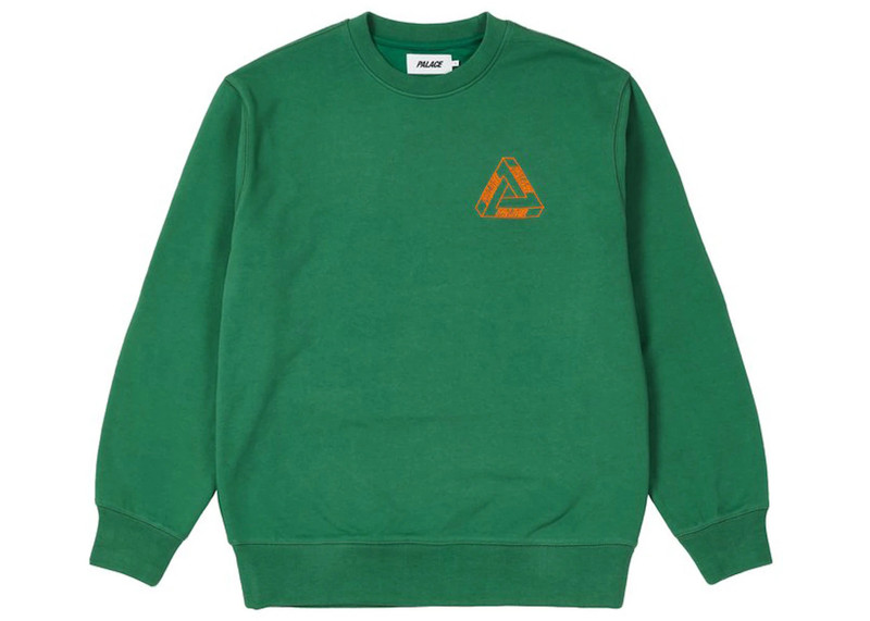 PALACE Palace Outliner MIT Designer Crew Green outlook