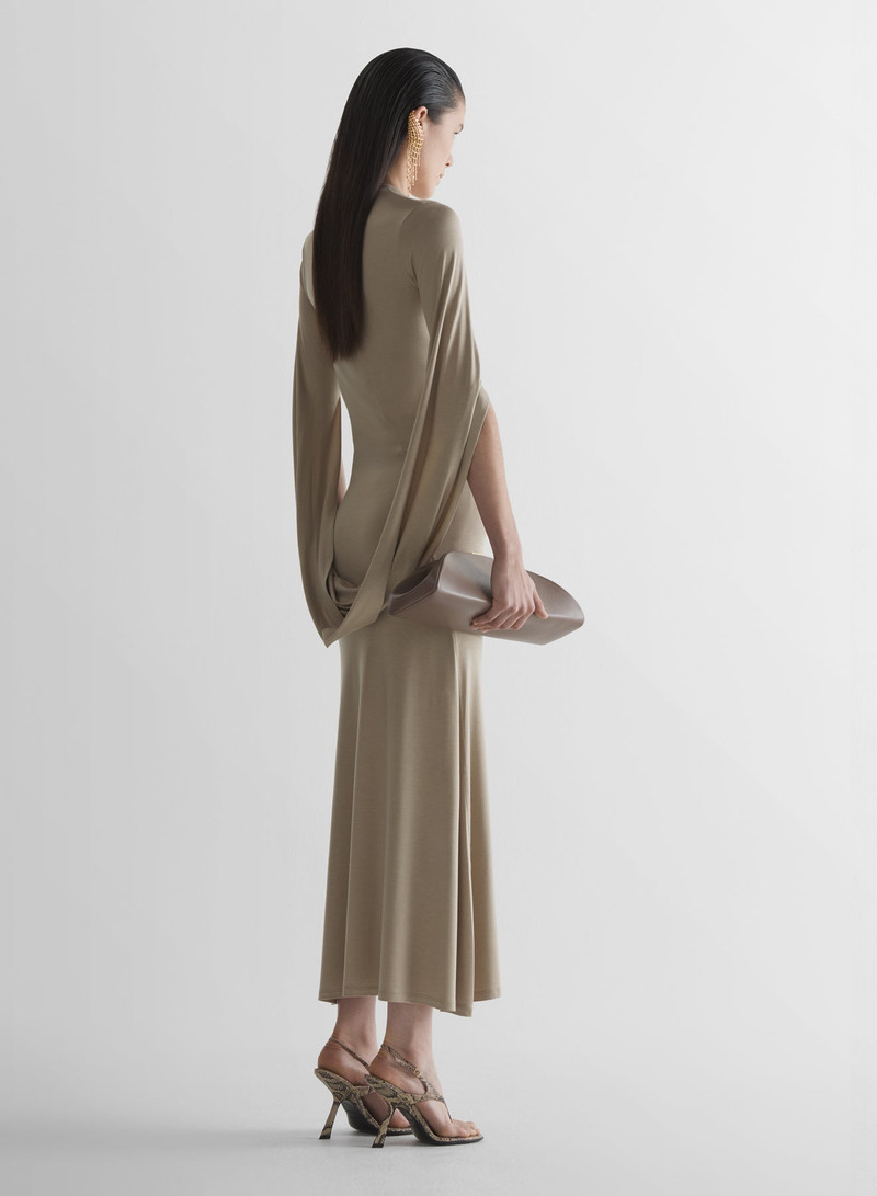 Cascade loop jersey dress 3