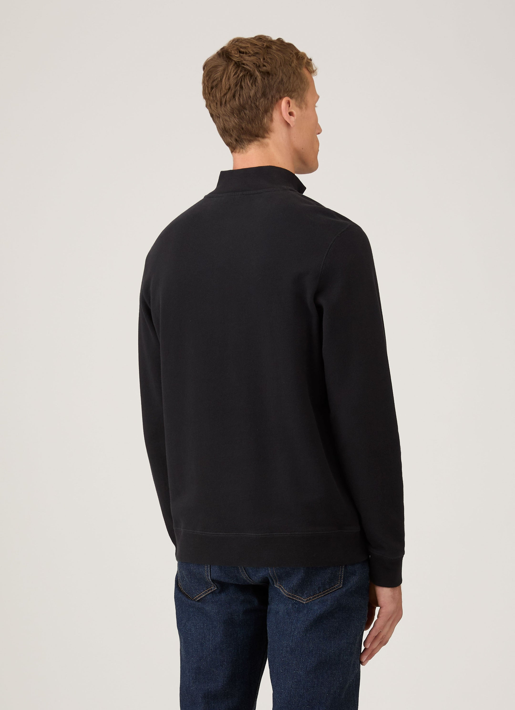 Half Zip Loopback Sweatshirt - 5