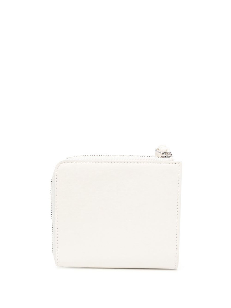 Jil Sander logo-stamp zip-up wallet outlook