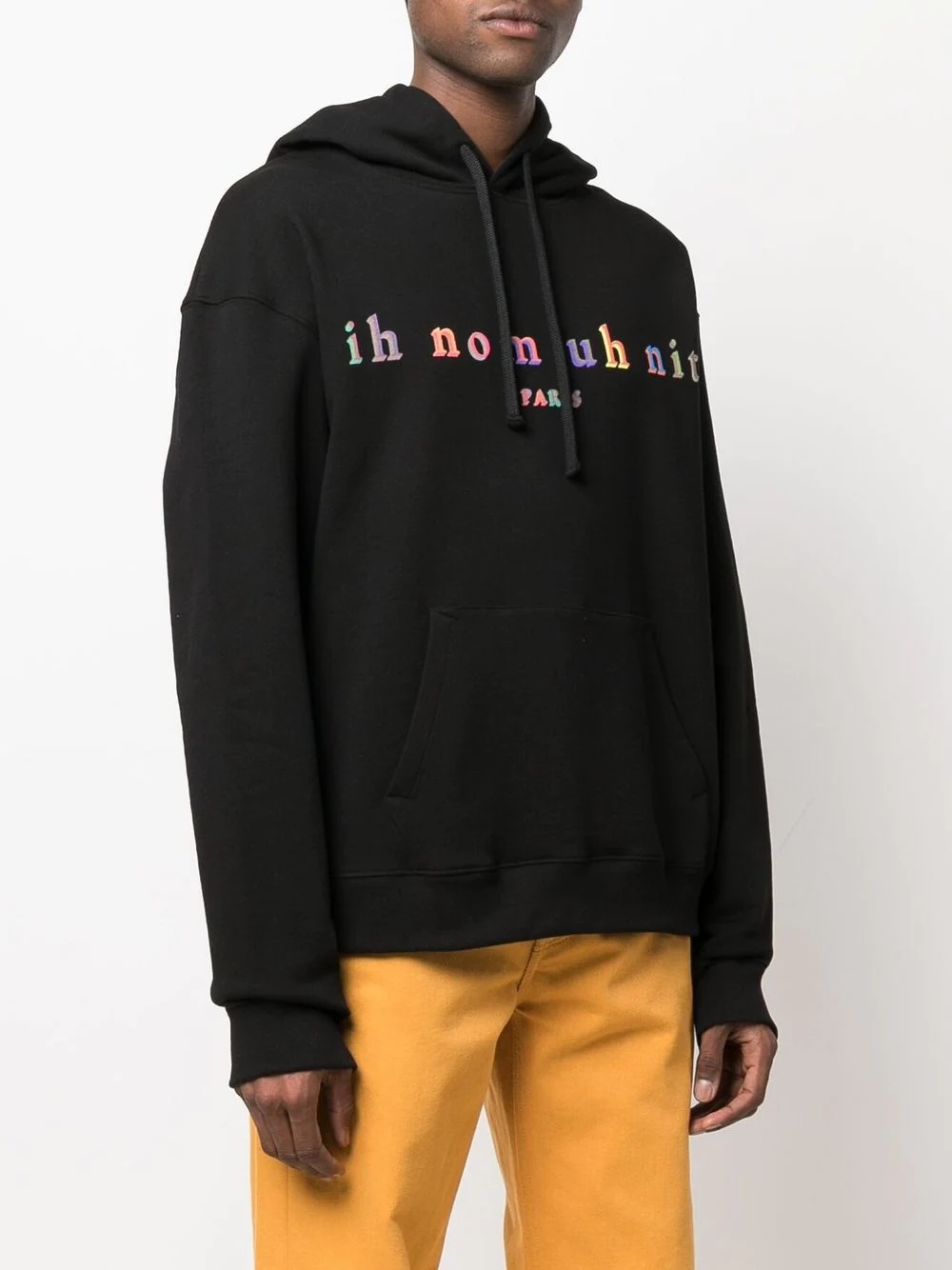 logo-print hoodie - 3