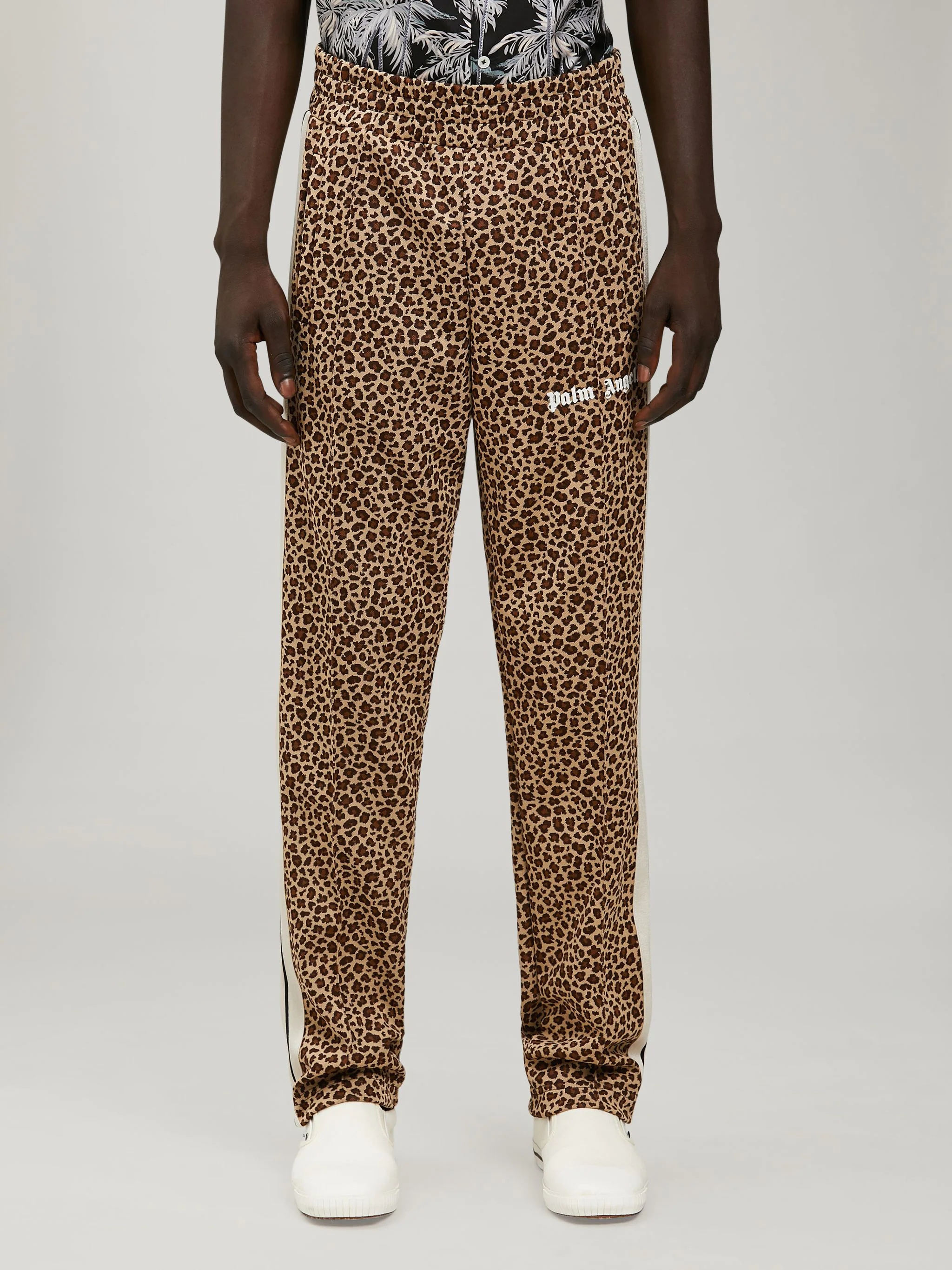 LEOPARD TRACK PANTS - 3