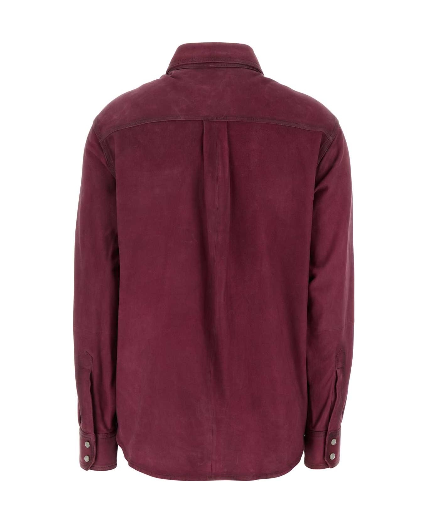 Fuchsia Suede Danisia Shirt - 2