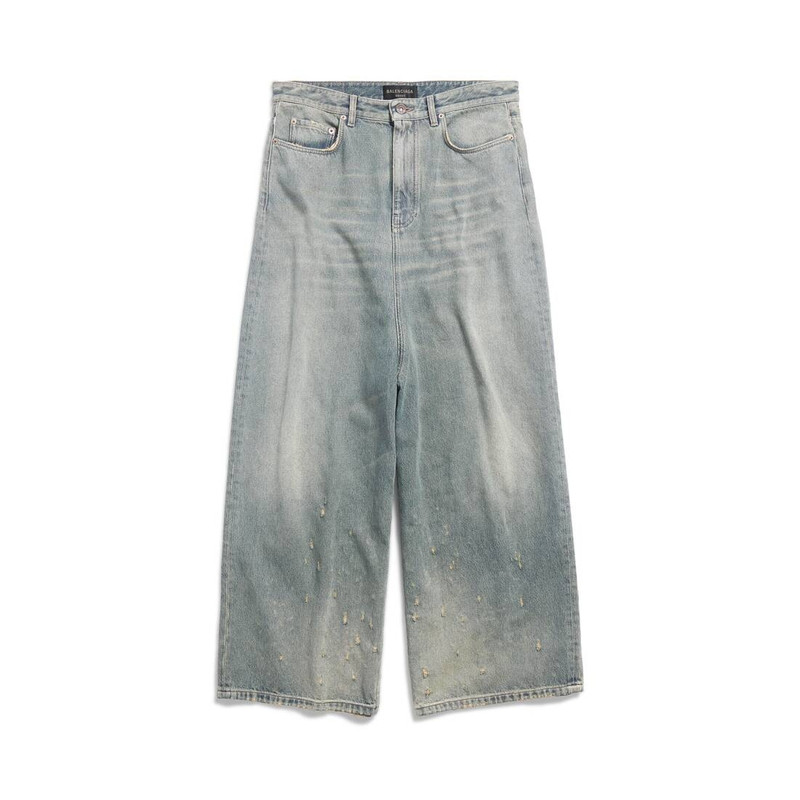 Low Crotch Pants in Light Blue 1