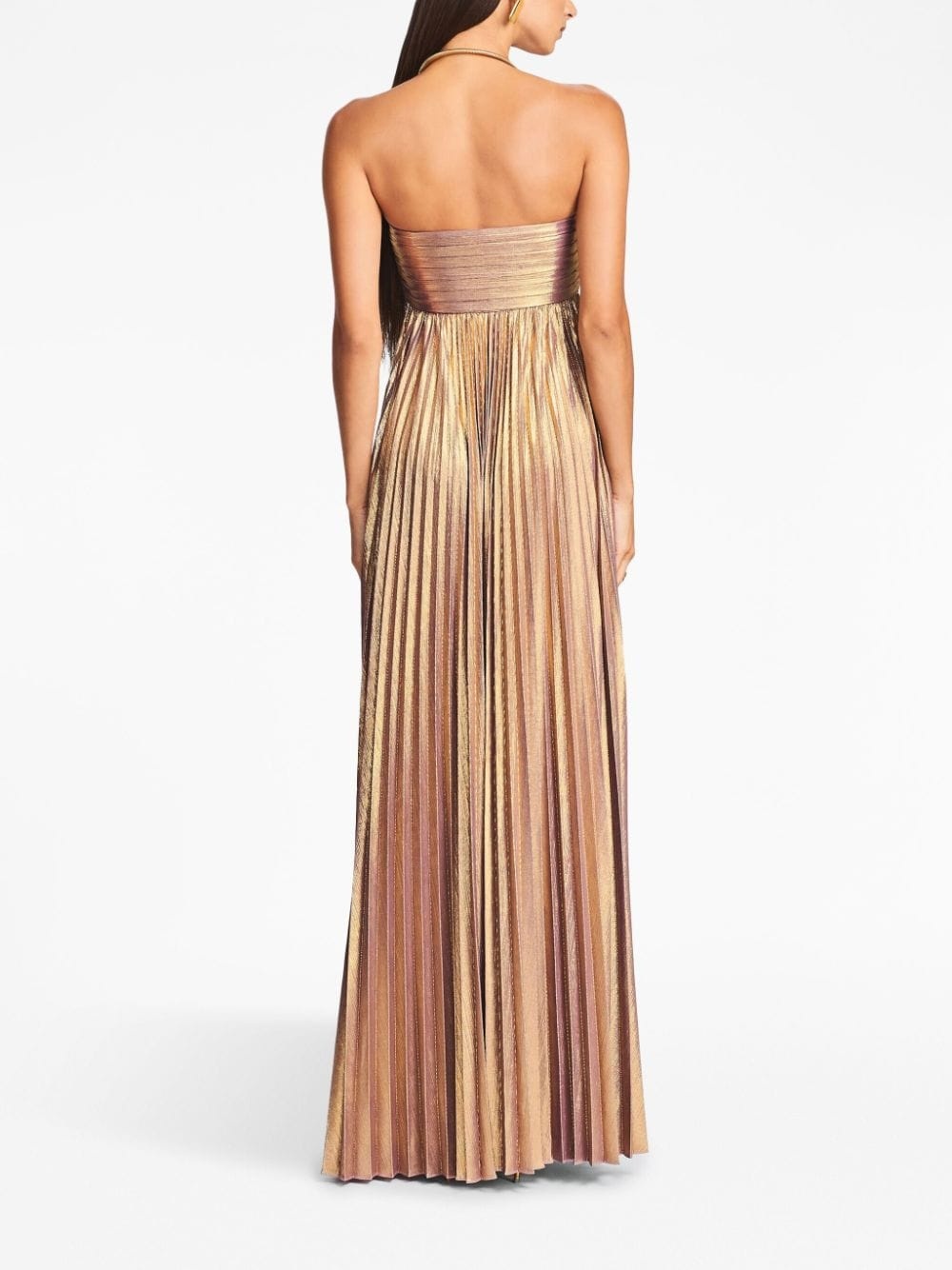 Lyanna metallic-finish dress - 5