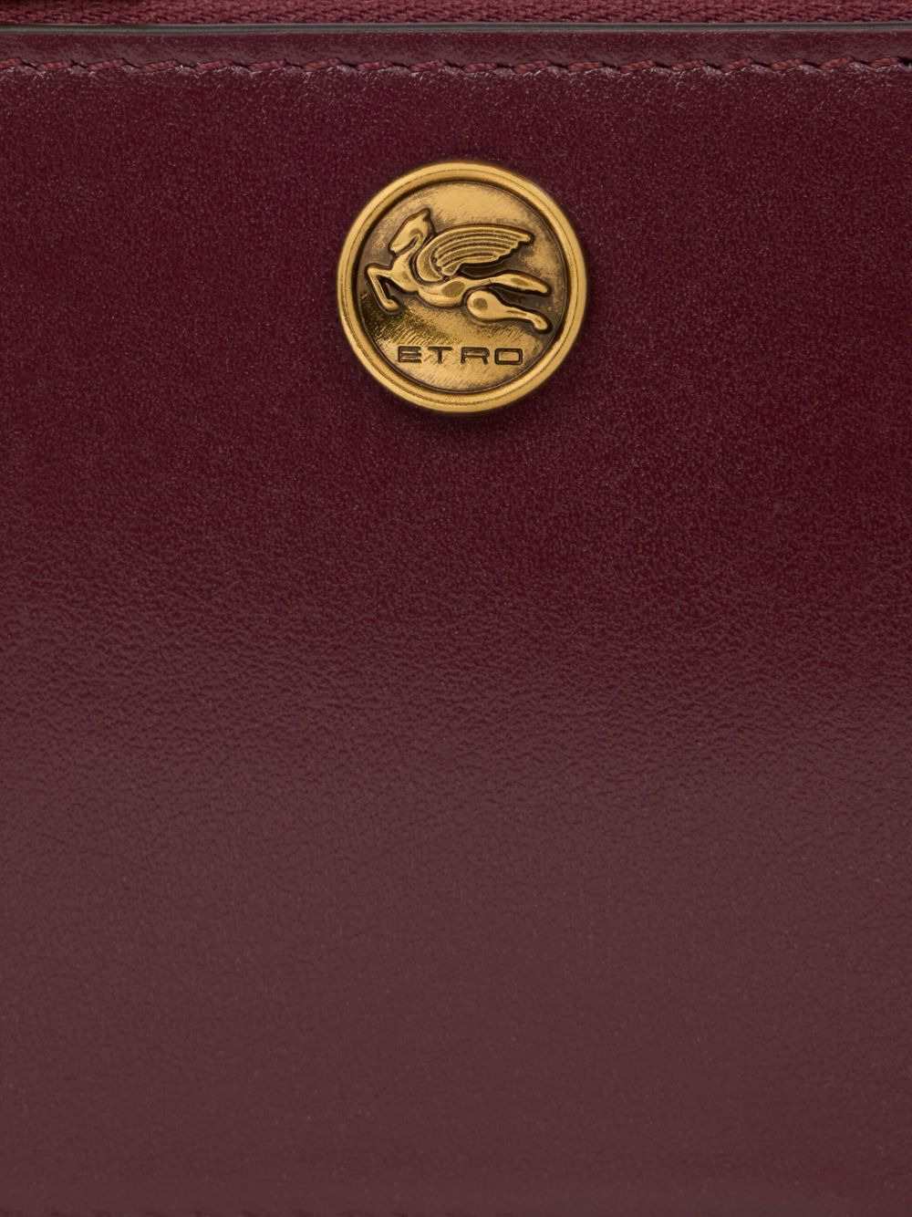 Pegaso-plaque leather card holder - 3