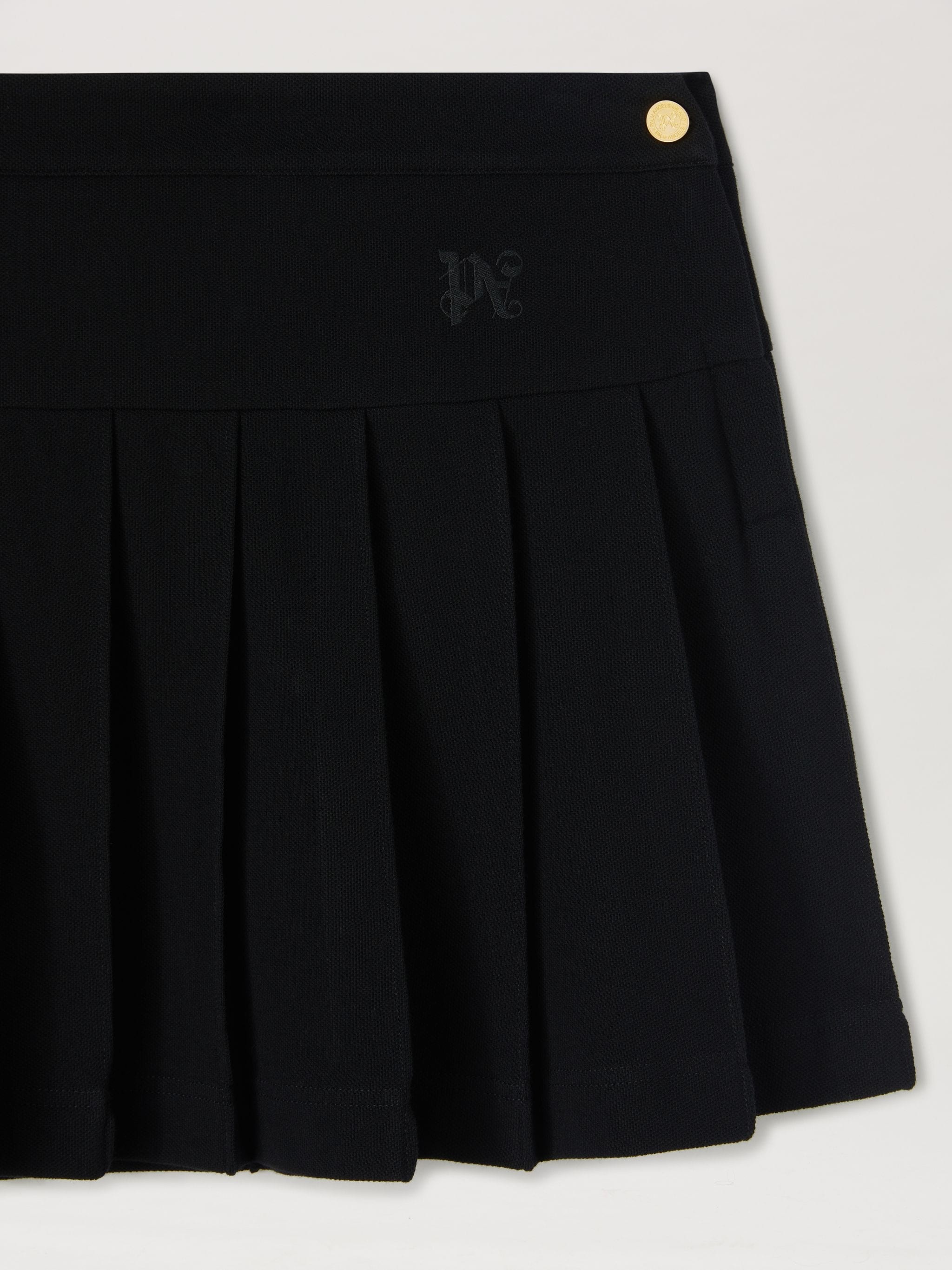 Monogram Pleated Skirt - 3