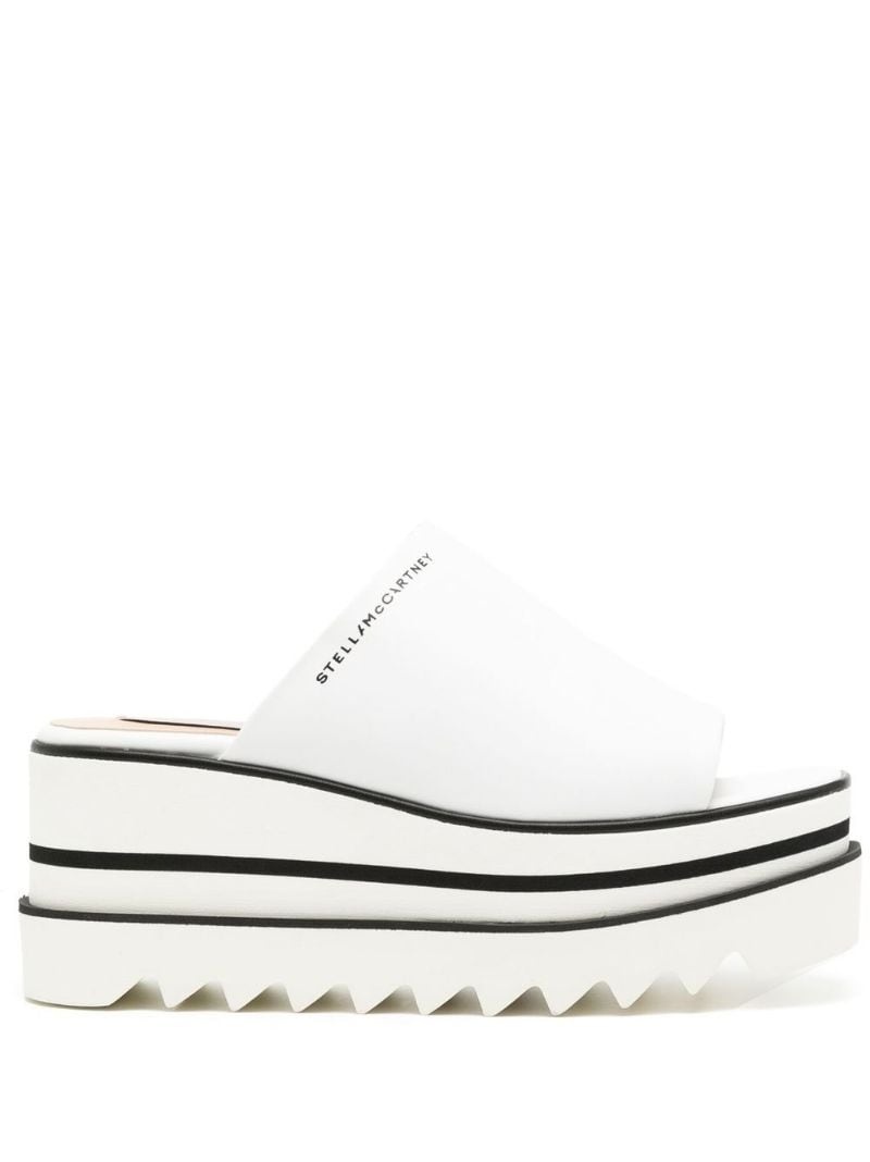 Stella McCartney platform-sole slip-on sandals farfetch REVERSIBLE