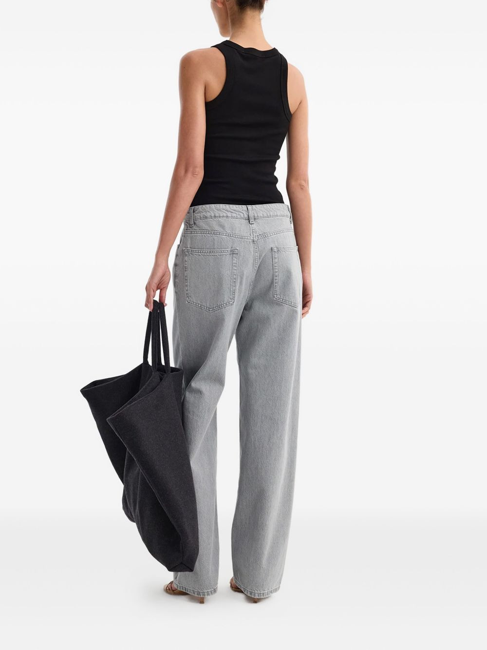 ribbed racer-back top - 3