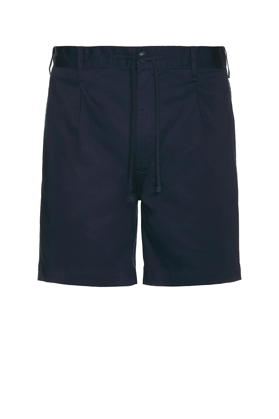 Garment Dye Cotton Drawstring Shorts - 1