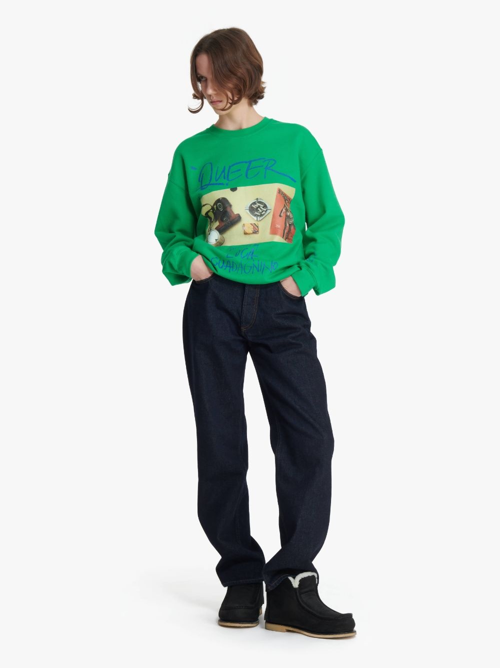 JW ANDERSON X QUEER SWEATSHIRT WITH PHOTO PRINT - 3