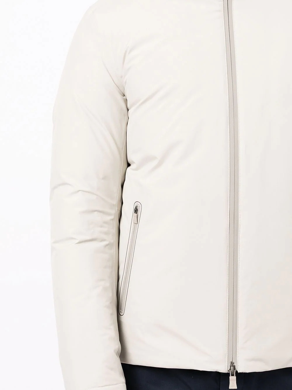 padded hood bomber jacket - 5