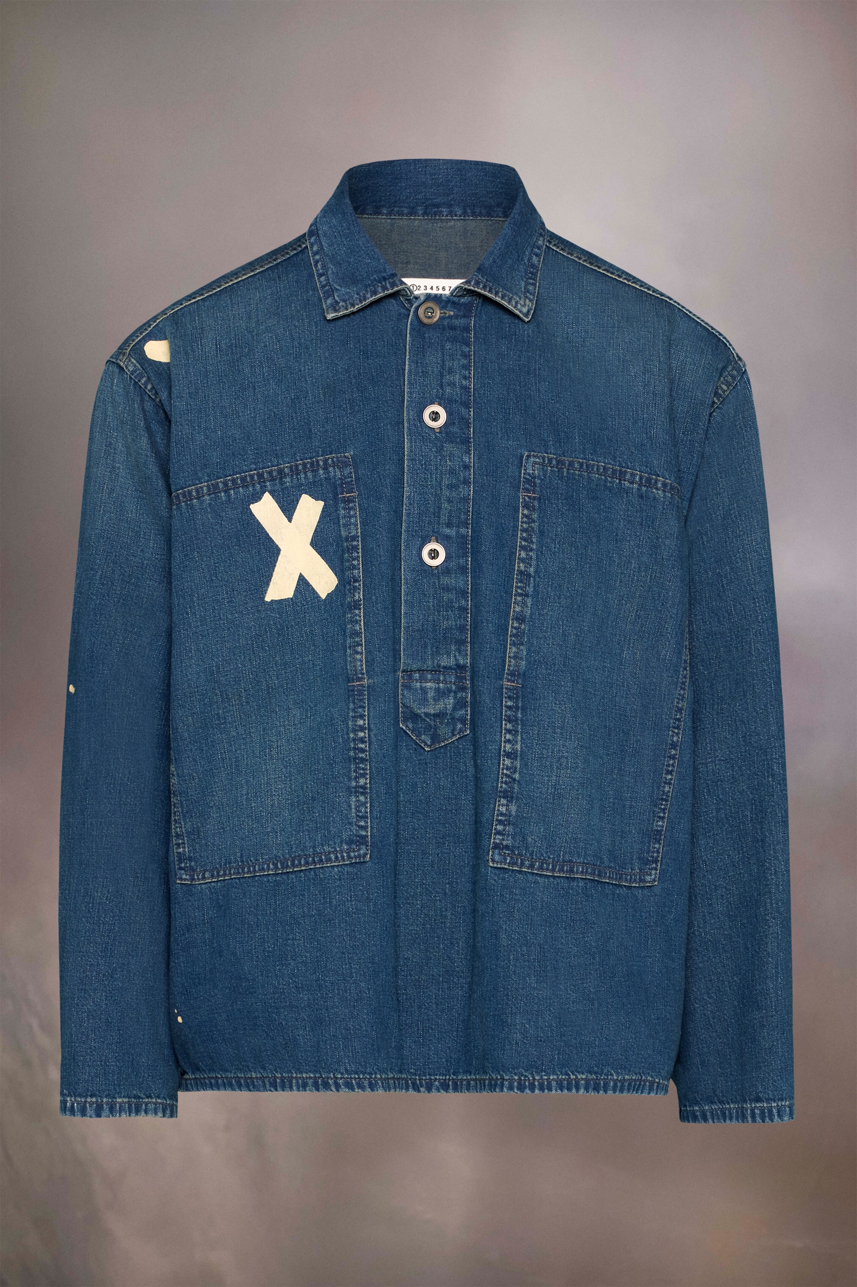 Distressed denim shirt - 2