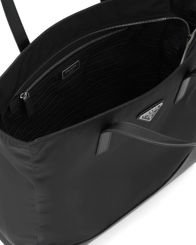 Re-Nylon and Leather tote 5