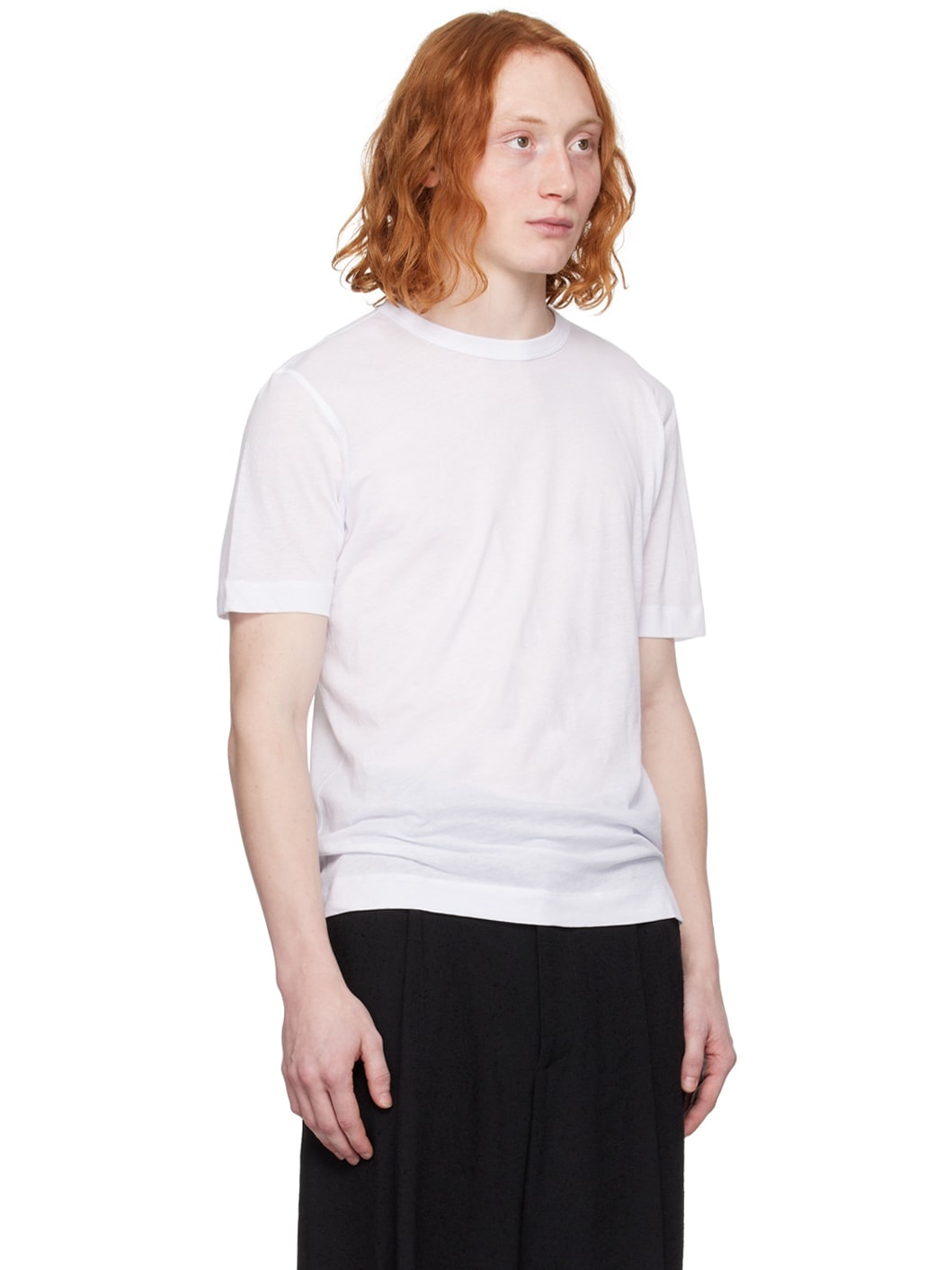 White Crewneck T-Shirt - 2
