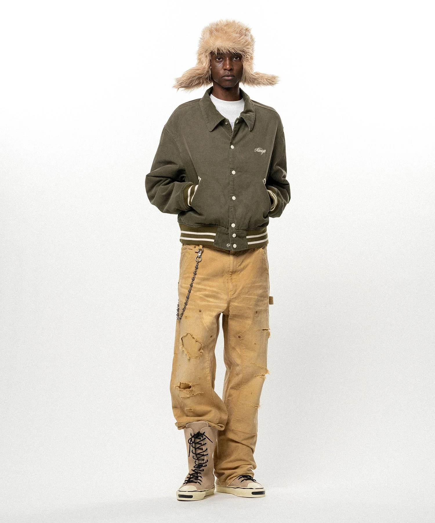 Heavy Sun Faded Duck Painter Pants - 1