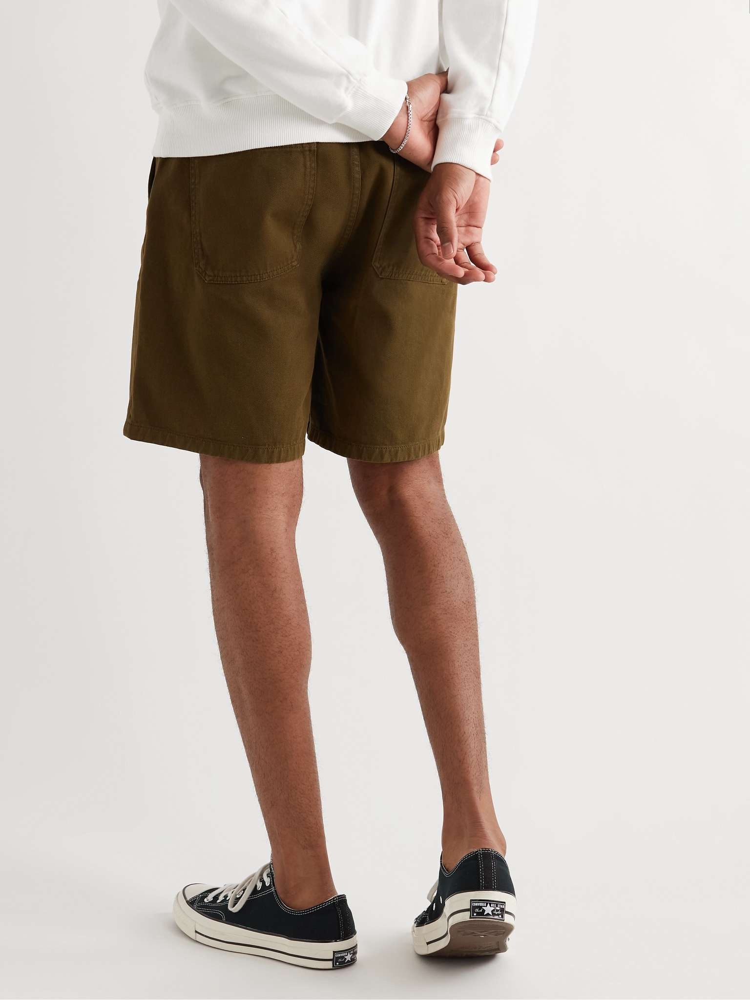 Luke Organic Cotton-Twill Shorts - 4