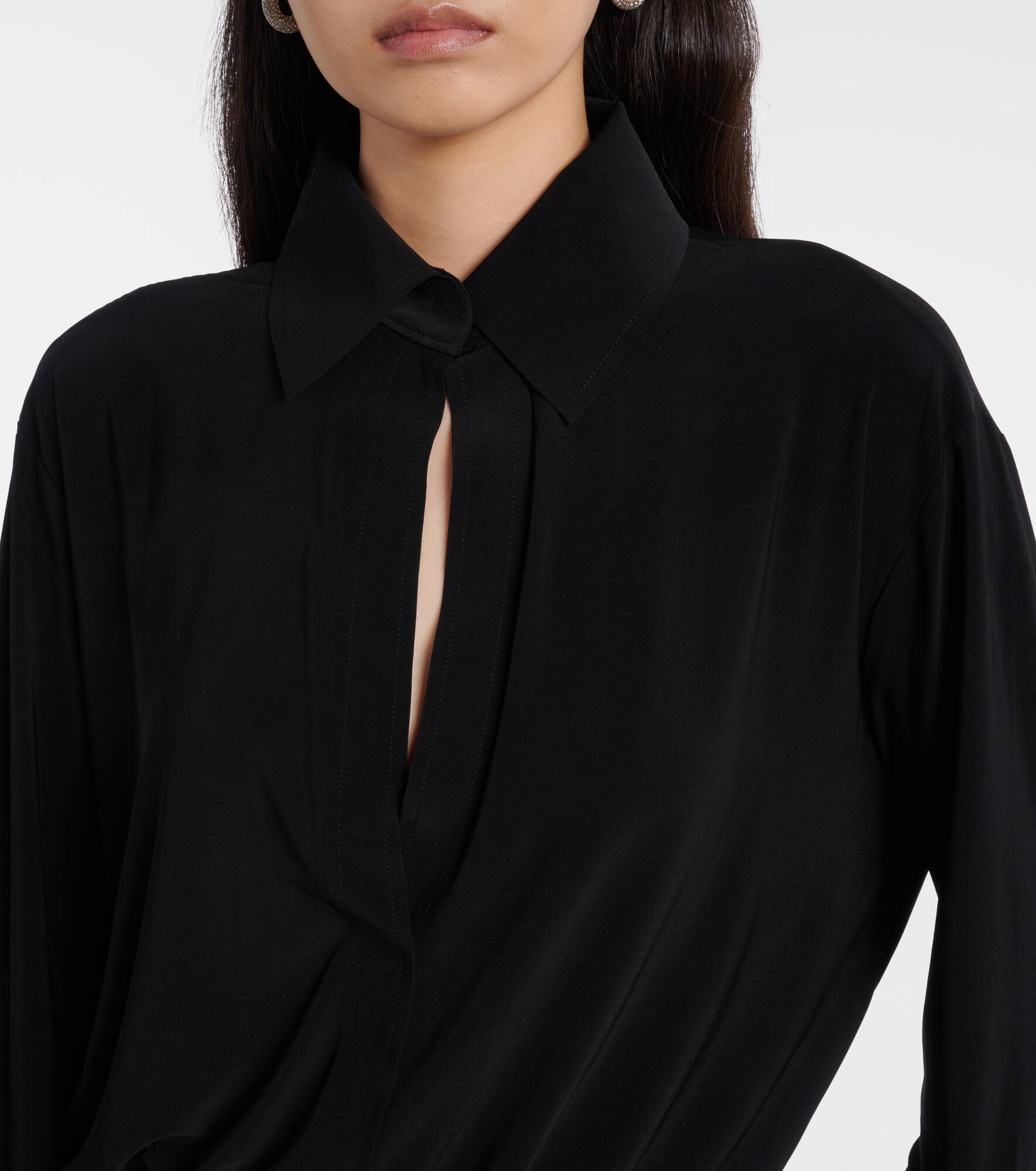 Flared midi dress - 4