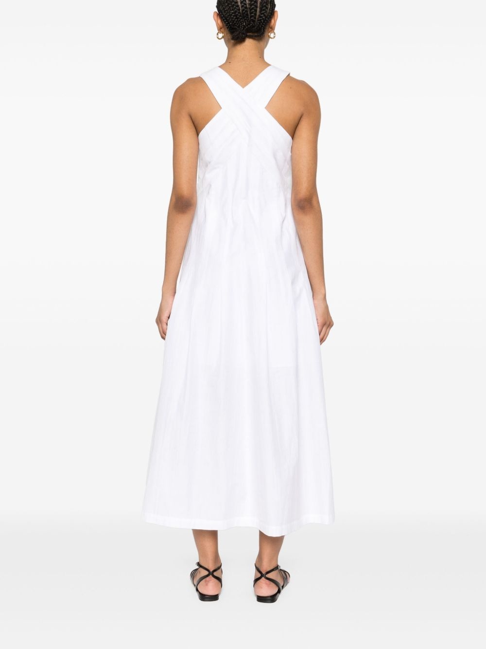 crossover-detail maxi dress - 4