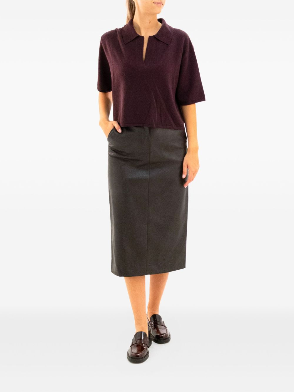 short-sleeve polo top - 2