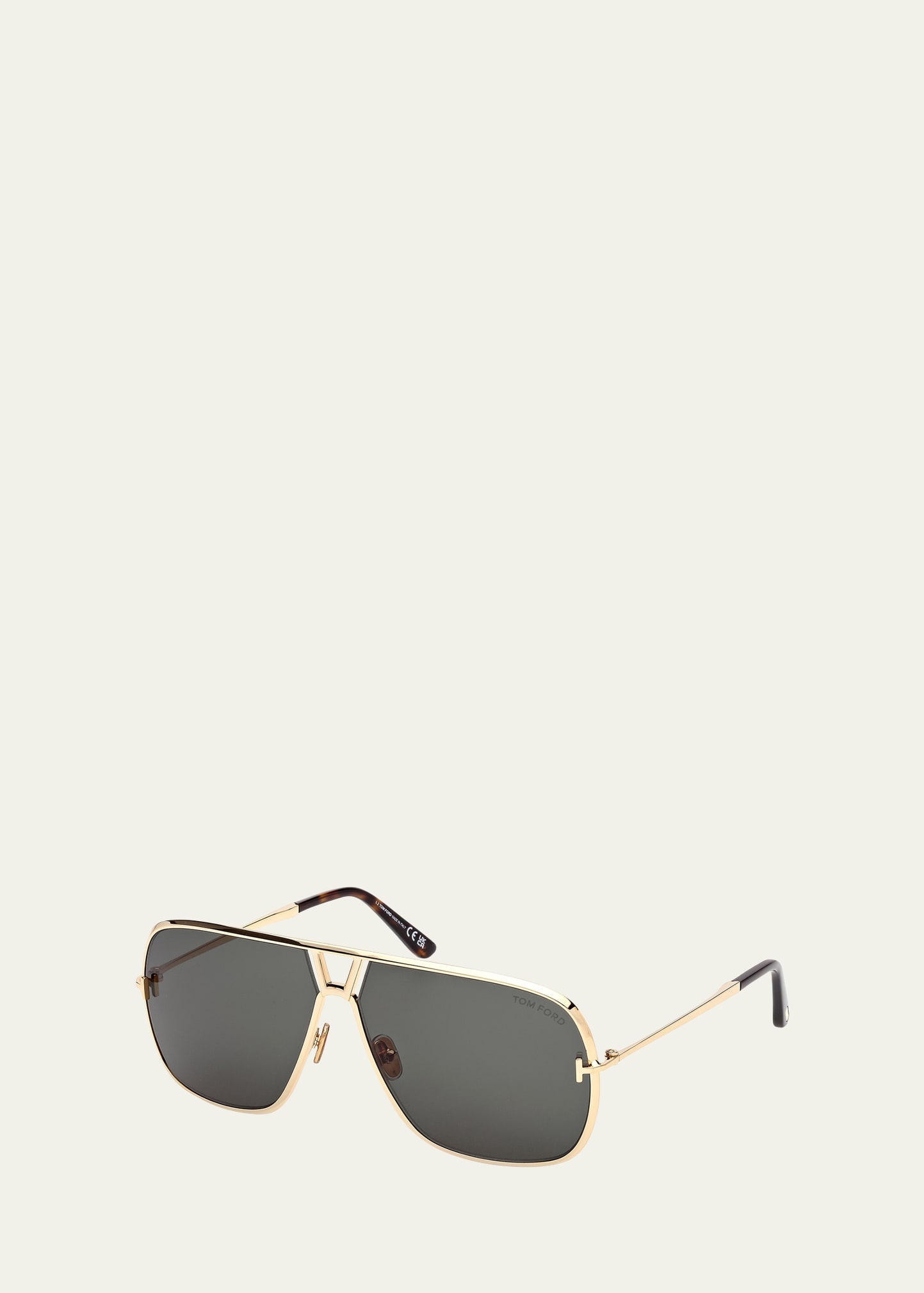 Stavros Aviator Metal Sunglasses - 2
